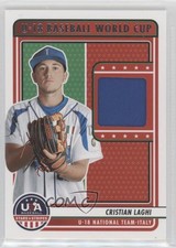 2023 USA Baseball Stars & Stripes U-18 World Cup Italy Materials Cristian Laghi