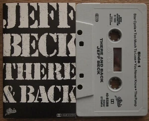 JEFF BECK - THERE AND BACK (EPIC 4083288) 1980 EUROPE CASSETTE TAPE ROCK FUSION - Picture 1 of 3