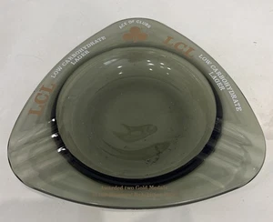 Vintage ashtray LCL ACE OF CLUBS Glass Ashtray~ManCave~Home Bar/Pub GOOD CON +++ - Picture 1 of 5