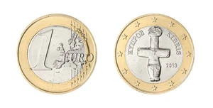 Cyprus 1 Euro, 2008-2021, KM #84, Mint - Picture 1 of 3