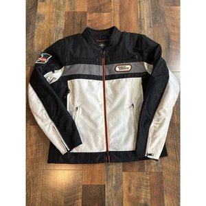 Chaqueta de montar Harley Davidson Piledriver en bloques de color para hombre 98284 talla grande - Imagen 1 de 4