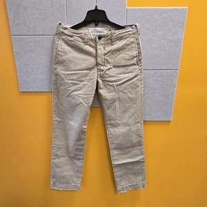 Pantalones chinos rectos ajustados beige para hombre Abercrombie & Fitch talla 30 x 30 - Imagen 1 de 6