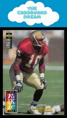 Derrick Brooks 1995 Collector's Choice #21 HOF RC Rookie Tampa Bay Buccaneers Foto 1 de 2