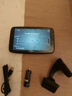 TomTom GO Exklusive  7" Pkw, Wohnmobil, Wifi Navigationssystem World Karten - Bild 1 von 3