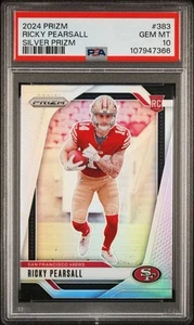 2024 Prizm Football Ricky Pearsall Silver Prizm PSA 10 - Picture 1 of 3