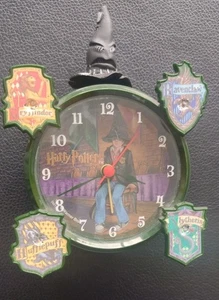 Harry Potter / Hogwarts Alarm Clock - Sorting Hat & House Crests - Picture 1 of 7
