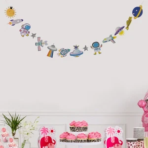 Birthday Decorations for Kids Party Children's Theme Astronaut Themed - Picture 1 of 11