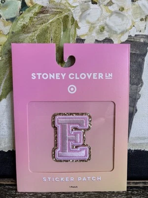 Stoney Clover Lane x Target Pink Letter “E” Sticker Patch NWT SEALED - Image 1 of 2