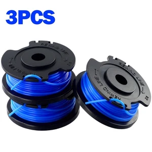 3Pcs Line Spool For Greenworks 24V-Grass Trimmer G24LT25-G24LT-G24LT28-G24LT30M - Picture 1 of 24