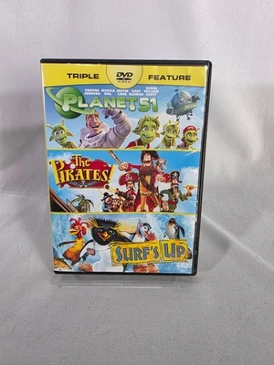 Planet 51, The Pirates! Band of Misfits & Surf's Up on DVD - 2014 - Image 1 of 4
