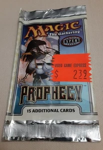 Magic the Gathering Prophecy Booster Pack EMPTY wrapper No Mtg Cards - Picture 1 of 2