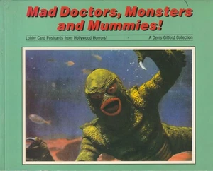Mad Doctors, Monsters and Mummies, By Denis Gifford, Book of 30 Large Postcards - Imagen 1 de 4