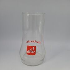 Vintage 70s 7Up The Uncola Upside Down Drinking Fountain Glass Soda Pop