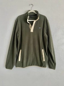 Oakley Fleece Sweatshirt Jacke Herren Gr. Large Grün Alta RC Viertel Knopfleiste - Bild 1 von 12