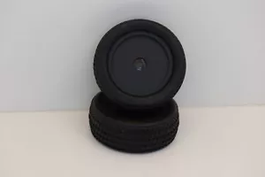 Pneumatici anteriori quasi velocità (set di 2) QS-1601 PREMONTATI su ruote nere QS-1612BL - Foto 1 di 1