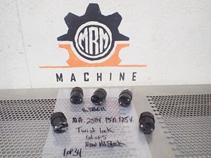 Hubbell Twist Lock 10A 250V 15A 125V Receptacles New Old Stock (Lot of 5) - Picture 1 of 7
