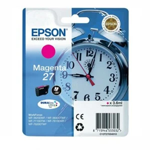 C13T27034010 Cartucho de tinta para impresora magenta Reloj despertador Epson Serie 27 - Imagen 1 de 1