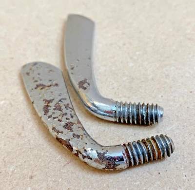 PREMIER 60-е 70-е Винтажные Запчасти БОЛТА КРЫЛА 1/4-20 Лот из 2x Длинных Рычагов Великобритании Англии - Изображение 1 из 3