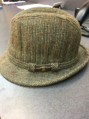 Vintage Tweed Man's Dress Hat - Image 1 of 4
