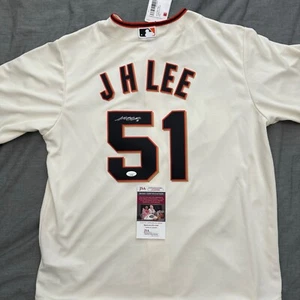 JUNG HOO LEE Signed Autographed San Francisco Giants Baseball Jersey KBO JSA COA - Picture 1 of 4