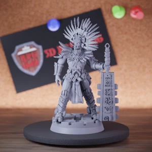 Aztec Warrior Miniature Temple Guardian Mini Dungeons and Dragons Mini DnD TTRPG - Picture 1 of 8