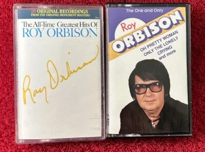 Roy Orbison 2 cassette tape lot Greatest Hits (vol 1 & 2) & The One and Only - Image 1 of 3