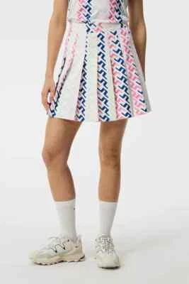 J.LINDEBERG J. Lindeberg Adina Pleated Golf Print Skort Ladies GWSD08452 S190 Pink NEW