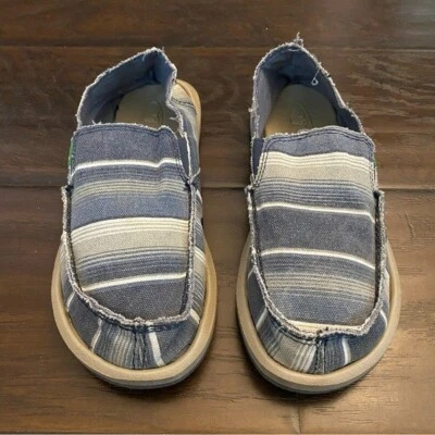 Sanuk Kids Multicolor Slip On Textile Loafer Size 3 - Image 1 of 4