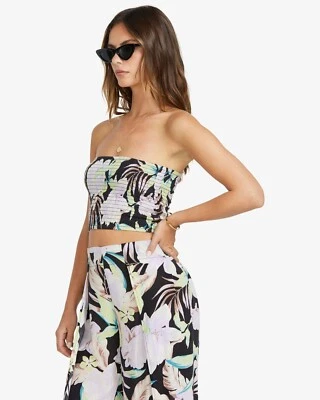 BILLABONG - Womens Keep It Simple Tube Top - Amethyst Smoke - Casual Summer Top - Image 1 of 2