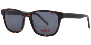 Hugo Boss Men's Havan Red Retro Soft Square Sunglasses - HG1243S 0O63 IR - Picture 1 of 4