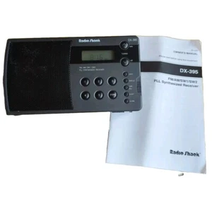 Radio Shack Shortwave Radio 1999 DX-395 Portable - Working W Manual - Picture 1 of 9