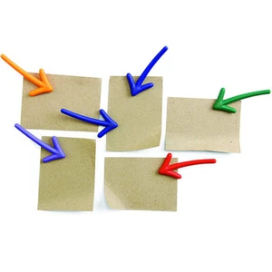 6PCS Creative And Interesting Arrow-Shaped Refrigerator Magnet Three-Dimensional - Picture 1 of 9