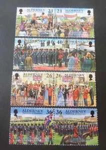 Alderney 1998 Garrison Island Events Unifrom SGA154/161 unmontiert postfrisch MNH UM - Bild 1 von 1