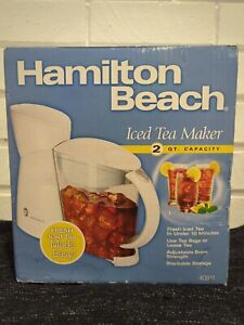Hamilton Beach 2 Quart Electric Iced Tea Maker 40911 Adjustable Brew Strength