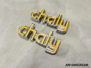 Emblems Frame CHALY 50 70 CF50 CF70 YELLOW / Plastic A pair - Picture 1 of 6