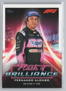 2022 Topps Formula 1 #FOB-FA Fernando Alonso Flash of Brilliance - Foto 1 di 2