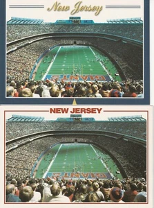 (2) National Football League New York Jets & Giants Football Stadium Postcards - Picture 1 of 2