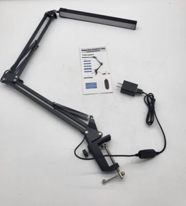 LED Desk Lamp, Swing arm Desk Light with clamp, 3 Lighting 10 Brightness Eye-Car - Picture 1 of 8