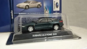 KYOSHO 1/64 SUBARU ALCYONE SVX Green Diecast Model Car Free/Shipping From/Japan - Picture 1 of 11