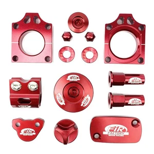12PC BLING KIT CRF 250, FIR CPK-110, CNC ALLOY, AXLE BLOCK, CAPS, TYRE NUT - Picture 1 of 1