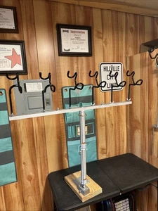 36 “ Heavy Duty T  Bar With 22 “Post and 6 45 Degree Holders & 3/4 Drop In Post* - Picture 1 of 7