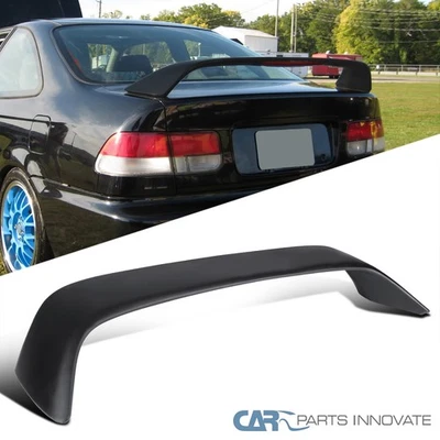 Fits Honda 96-00 Civic 2Dr EM T-R Style Rear Spoiler Trunk Wing w/ LED Brake Foto 1 de 4