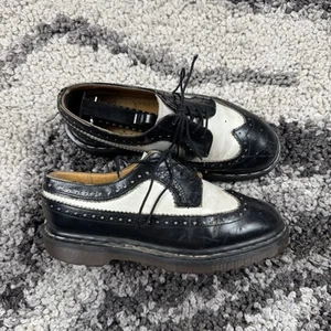 Vintage 90s Doc Martens 3989 Made In England Oxford Dress Shoes Size 5 U.S. - Picture 1 of 6