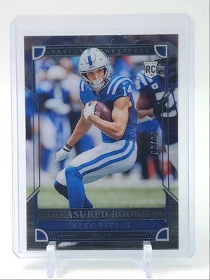 ALEC PIERCE 2022 NATIONAL TREASURES TREASURED ROOKIES RC 99/99 Q5908 - Image 1 of 2