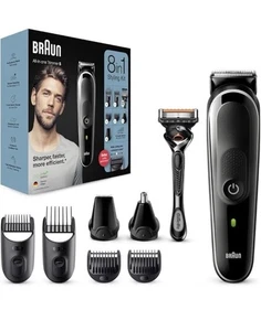 Braun MGK5260 Trimmer 8-in-1 Styling Kit Precise Face Hair Beard Clipper For Men - Picture 1 of 5