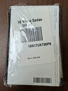 2016 Nissan Versa Brand New still wrap OWNERS MANUAL OPERATORS USER GUIDE BOOK - Picture 1 of 2