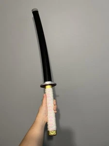 41" Wooden Demon Slayer Nezuko Samurai Sword Katana Cosplay Blade Props - Picture 1 of 4