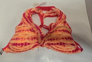 Neu S Pink von Victoria's Secret BH Sunset Pink Mehrfarbig Racerback Spitze   - Bild 1 von 5