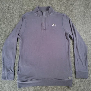 Travis Mathew 1/4 Zip Pullover Navy Shirt Men Lg Performance Golf Athleisure 862 - Picture 1 of 20