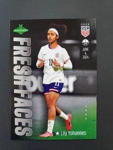 2025 Parkside USWNT Soccer - LILY YOHANNES, Fresh Faces USA Set Card #8 - Picture 1 of 2